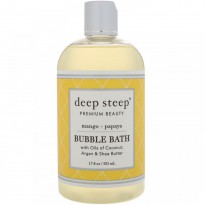Deep Steep, Bubble Bath, Mango - Papaya, 17 fl oz (503 ml)