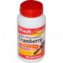 Mason Naturals, Cranberry, Highly Concentrated, 60 Capsules