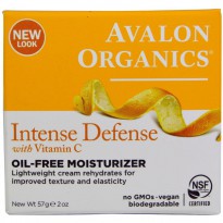 Avalon Organics, Intense Defense, With Vitamin C, Oil-Free Moisturizer, 2 oz (57 g)