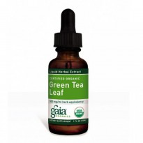 Gaia Herbs, Certified Organic Green Tea Leaf, 1 fl oz (30 ml)