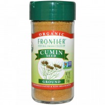 Frontier Natural Products, Organic Cumin Seed, Ground, 1.76 oz (50 g)