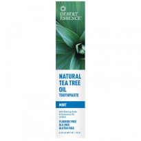 Desert Essence, Natural Tea Tree Oil Toothpaste, Mint, 6.25 oz (176 g)