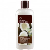 Desert Essence, Coconut Soft Curls Hair Cream, 6.4 fl oz (190 ml)
