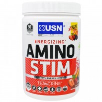 USN, Energizing, Amino Stim, Fruit Punch, 11.64 oz (330 g)