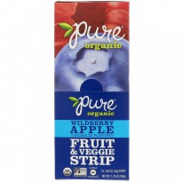 Pure Bar, Organic, Fruit & Veggie Strip, Wildberry Apple, 24 Strips, 0.49 oz (14 g) Each