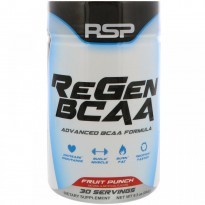 RSP Nutrition, ReGen BCAA, Fruit Punch, 9.3 oz (264 g)