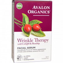 Avalon Organics, CoQ10 & Rosehip Wrinkle Therapy, .55 fl oz (16 ml)