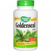 Nature's Way, Goldenseal, Herb, 400 mg, 180 Capsules