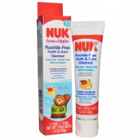 NUK, Fluoride-Free Tooth & Gum Cleanser, Apple & Banana, 1.4 oz (40 g)