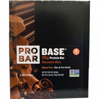 ProBar, Base, Protein Bar, Chocolate Bliss, 12 - 2.46 oz (70 g) Each