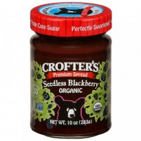 Crofter's Organic, Organic Premium Spread, Seedless Blackberry, 10 oz (283 g)