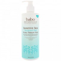 Babo Botanicals, Hydra Therapy Wash, Sensitive Skin, Fragrance Free, 16 fl oz (473 ml)