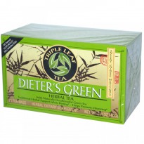Triple Leaf Tea, Dieter's Green, Herbal Tea, Decaf, 20 Tea Bags, 1.4 oz (40 g)