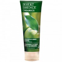 Desert Essence, Organics, Green Apple & Ginger Shampoo, 8 fl oz (237 ml)