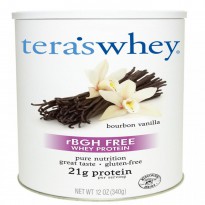 Tera's Whey, rBGH Free Whey Protein, Bourbon Vanilla, 12 oz (340 g)