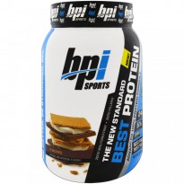BPI Sports, Best Protein, Advanced 100% Protein Formula, S'Mores, 2.2 lbs (986 g)