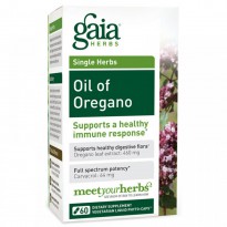 Gaia Herbs, Oil of Oregano, 60 Vegetarian Liquid Phyto-Caps