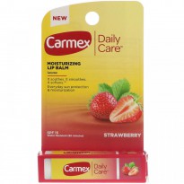 Carmex, Daily Care Lip Balm, Strawberry, SPF 15, .15 oz (4.25 g)