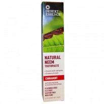 Desert Essence, Natural Neem Toothpaste, Cinnamint, 6.25 oz (176 g)