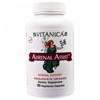 Vitanica, Adrenal Assist, Adrenal Support, 90 Veggie Caps
