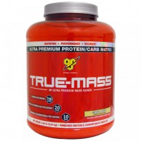 BSN, True-Mass, Powdered Protein & Carbohydrate Drink Mix, Cookies & Cream, 5.82 lbs (2.64 kg)