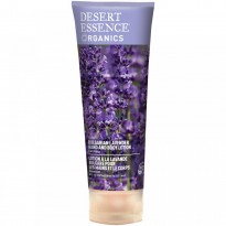 Desert Essence, Organics, Hand and Body Lotion, Bulgarian Lavender , 8 fl oz (237 ml)
