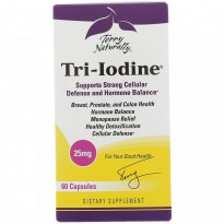 EuroPharma, Terry Naturally, Tri-Iodine, 25 mg, 60 Capsules