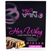 NLA for Her, Her Whey, Lean Protein Bar, Cookie Dough, 12 Bars, 2 oz (57 g) Each
