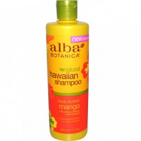 Alba Botanica, Hawaiian Shampoo, Body Builder Mango, 12 fl oz (355 ml)