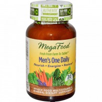MegaFood, Men’s One Daily, Iron Free Formula, 30 Tablets