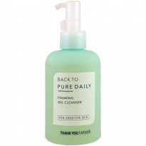 Thank You Farmer, Back to Pure Daily, Foaming Gel Cleaner, For Sensitive Skin, 7.03 fl oz (200 ml)