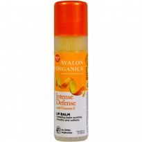 Avalon Organics, Intense Defense, With Vitamin C, Lip Balm, 0.25 oz (7 g)