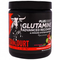 Betancourt, Plus Series Glutamine Advanced Recovery & Immune System Support, Strawberry Kiwi, 8.5 oz (240 g)