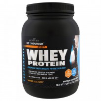 21st Century, ReNourish, Sport, Whey Protein, Vanilla, 32 oz (908 g)