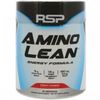 RSP Nutrition, Amino Lean Energy Formula, Fruit Punch, 8.25 oz (234 g)