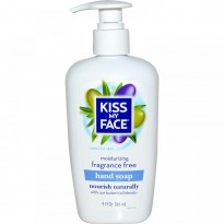 Kiss My Face, Moisturizing Hand Soap, Fragrance Free, 9 fl oz (266 ml)