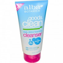 Alba Botanica, Good & Clean, Daily Detox Foaming Cleanser, 6 oz (170 g)