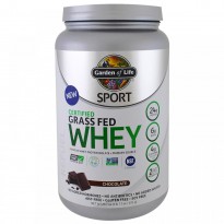 Garden of Life, Sport, Certified Grass Fed Whey Protein, Chocolate, 23.7 oz (672 g)
