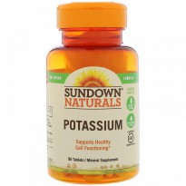 Sundown Naturals, Potassium, 90 Tablets