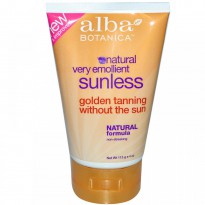 Alba Botanica, Natural Very Emollient, Sunless Tanning Lotion, 4 oz (113 g)