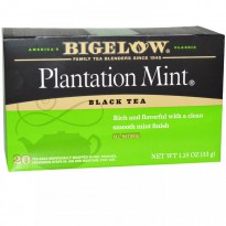 Bigelow, Plantation Mint, Black Tea, 20 Tea Bags, 1.18 oz (33 g)