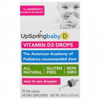 UpSpring, Vitamin D3 Drops, Baby, .68 fl oz (20 ml)