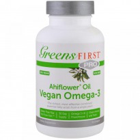 Greens First, Ahiflower Oil, Vegan Omega-3, 90 Softgels