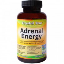 Crystal Star, Adrenal Energy, 60 Veggie Caps