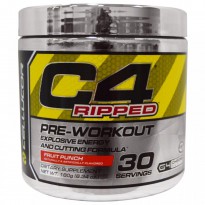 Cellucor, C4 Ripped, Pre-Workout, Fruit Punch, 6.34 oz (180 g)