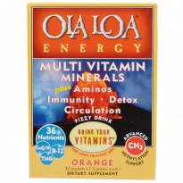 Ola Loa, Energy, Multi Vitamin, Orange, 30 Packets, (7.2 g) Each