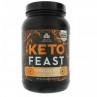 Dr. Axe / Ancient Nutrition, Keto Feast, Ketogenic Balanced Shake & Meal Replacement, Chocolate, 25.2 oz (715 g)